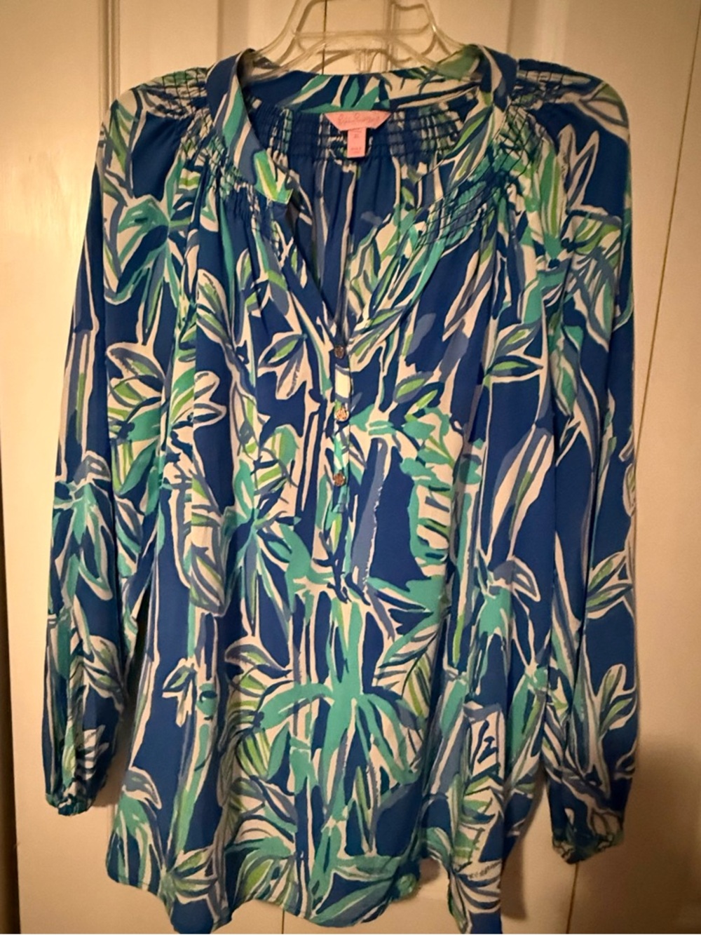 Lilly Pulitzer Elsa Blouse XL - Picture 8 of 8